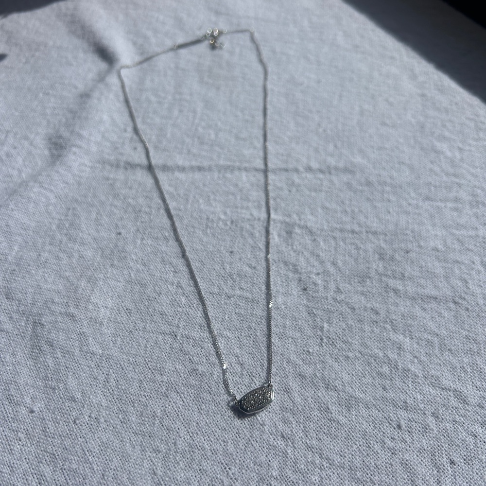 Kendra Scott Lisa Pave Diamond Necklace